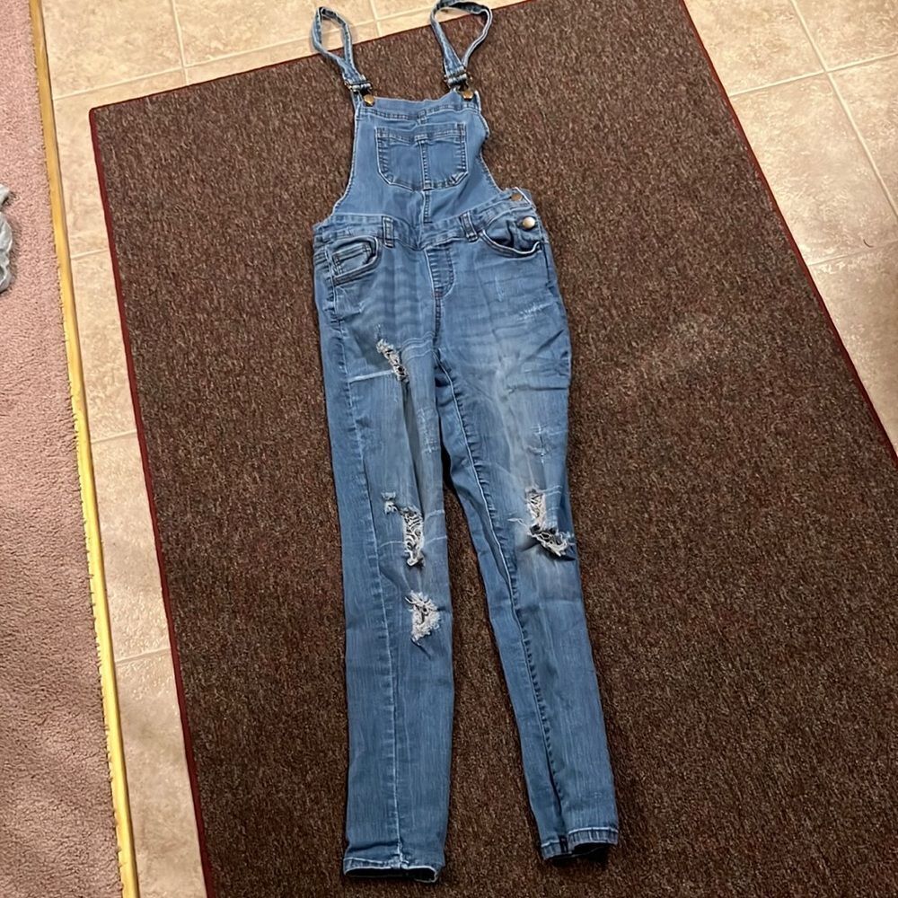 Wax jean overalls small